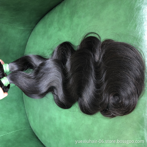 Super Double Drawn Human Hair Bundles Indian Virgin Hair with 7x7 13x6 HD Full Transparent Lace Frontal One Donor Bundle Deals